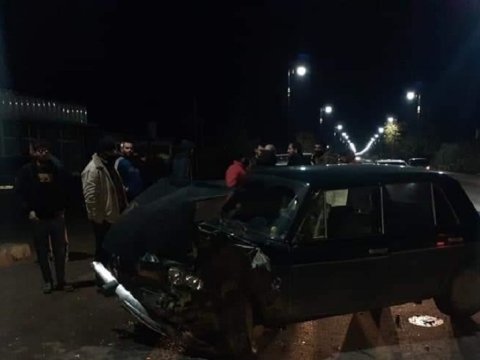 Cəlilabadda üç maşın toqquşdu - FOTO