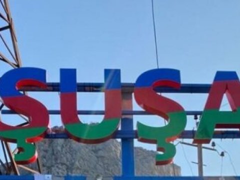General Əli Nağıyev Şuşaya getdi - FOTO