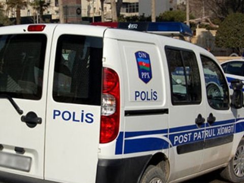 Goranboyda polisə müqavimət göstərən şəxs saxlanıldı