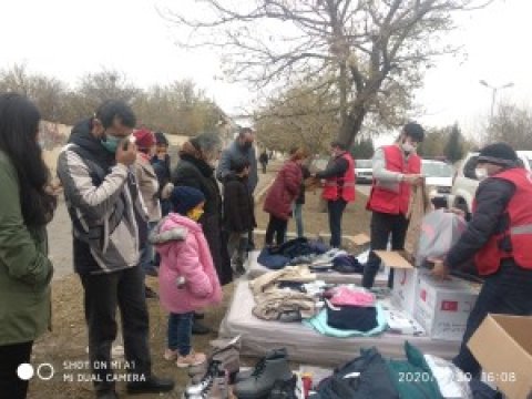 Azərbayan Qızıl Aypara Cəmiyyətinin nümayəndə heyəti cəbhəyanı ərazilərə səfər ediblər