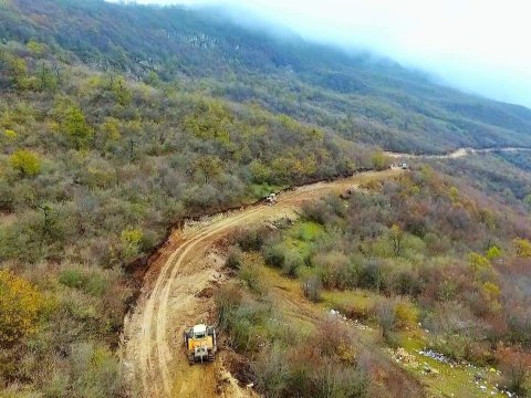 Füzulidən Şuşaya çəkilən yolun FOTOLARI