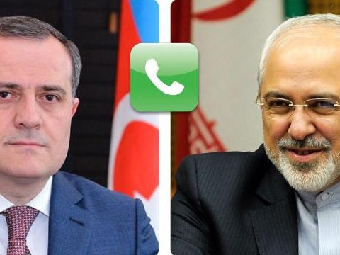 Ceyhun Bayramov iranlı həmkarı ilə görüşdü