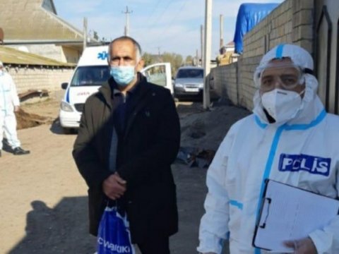 Beyləqanda evini tərk edən koronavirus xəstəsi saxlanıldı