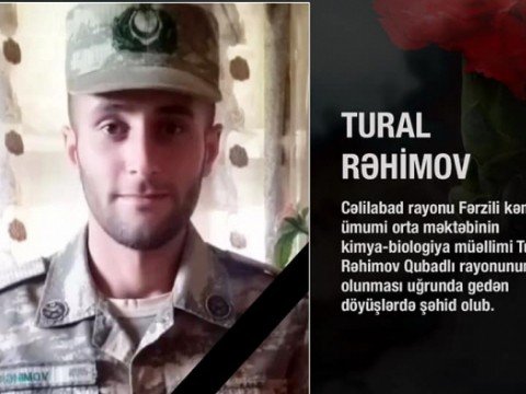 Vətən Müharibəsində şəhid olan daha bir müəllim