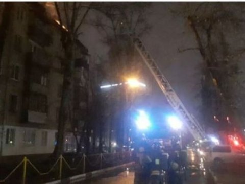 Rusiyada yanğın: 100 nəfər təxliyyə edildi