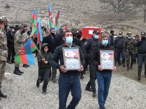 Quba ictimaiyyəti bu gün iki Şəhidi ilə vidalaşdı - FOTOLAR