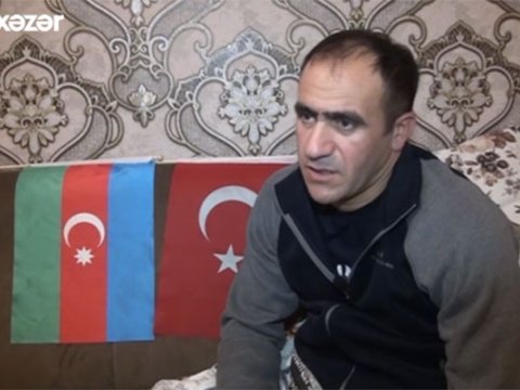 Şuşanın azad olunmasını Prezidentə məruzə edən mayor Zaur Rəhimov -VİDEO