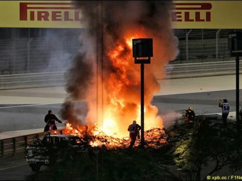 Qəzada bolidi yanan Formula 1 pilotu hospitala göndərildi