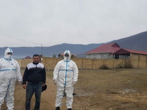 Oğuzda evini tərk edən koronavirus xəstəsi saxlanıldı