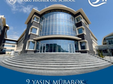 Bakı Ali Neft Məktəbinin 9 yaşı tamam olur
