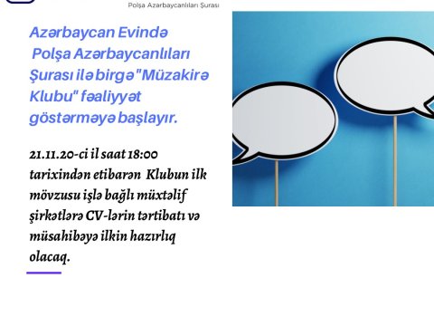 Polşadakı Azərbaycan evində 