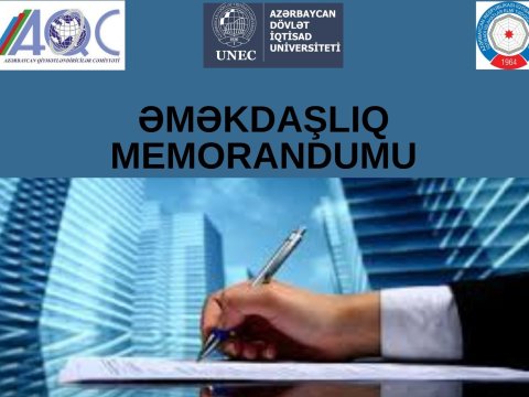UNEC-lə ETİ arasnda əməkdaşlıq memorandumu imzalandı