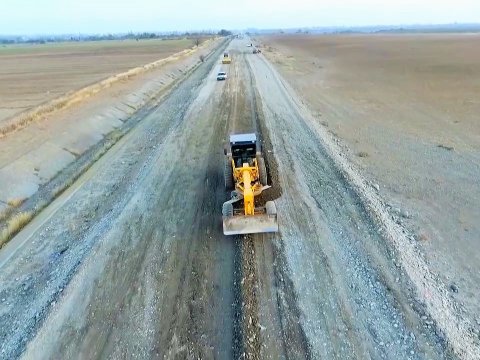Suqovuşan və Talışa çəkilən yollardan yeni - FOTOLAR