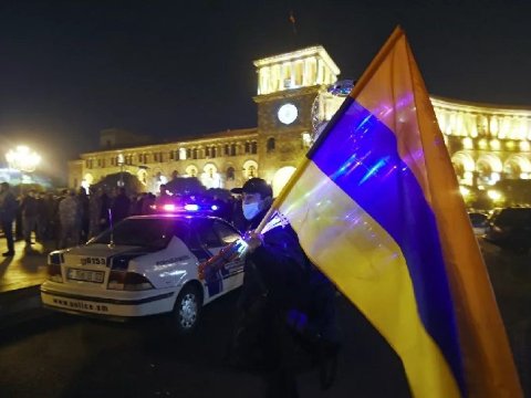 Ermənistanda növbəti etiraz aksiyası