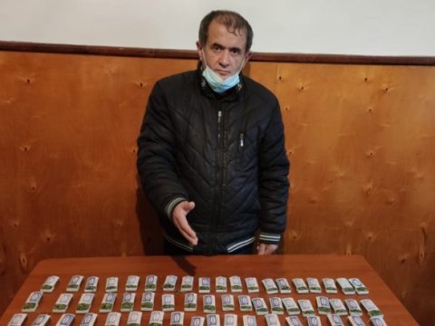Astarada torpağa basdırılmış narkotik aşkarlandı