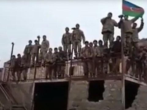Laçında Azərbaycan Himni oxundu - VİDEO