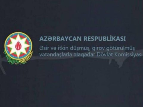 Dövlət Komissiyası hərbi əsirlərlə bağlı məlumat YAYDI
