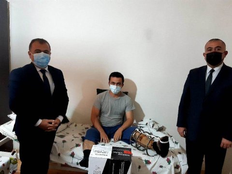 Goranboyda şəhid ailələri və qaziləri gündəlik olaraq ziyarət olunur - FOTO