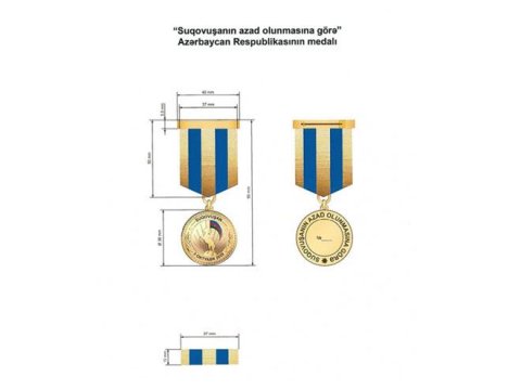 “Suqovuşanın azad olunmasına görə” medalın Əsasnaməsi təsdiqləndi