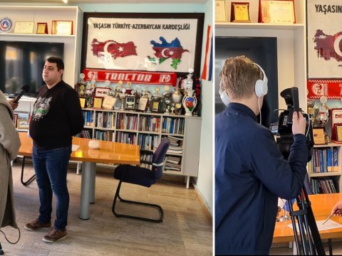 Niderlandlı tələbələr II Qarabağ müharibəsi və onun nəticələrini öyrənirlər