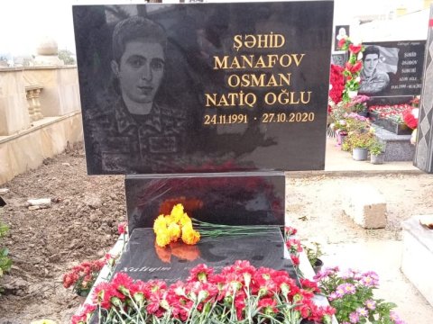 Qənirə Paşayeva şəhid Osman Manafovdan yazdı