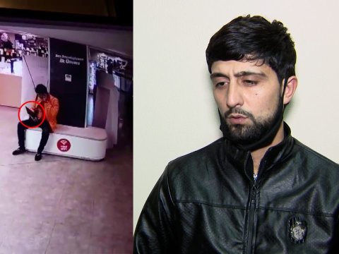 Mağazalardan oğurluq edən şəxs saxlanıldı - FOTO