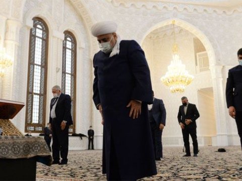 Şəhidlərin ruhuna vəhdət namazı qılındı - FOTO