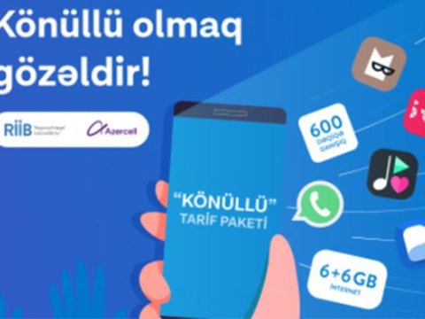 Azercell RİİB –in təşəbbüsü ilə Könüllülərə güzəşt təqdim edir