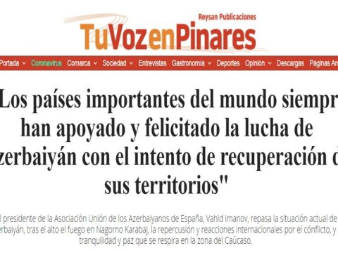 İspaniya mediasında Azərbaycan həqiqətlərindən danışılıb