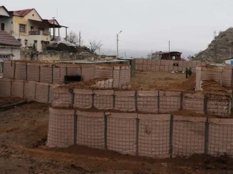 Sülhməramlıların Laçın dəhlizi və Şuşa istiqamətindəki postları - FOTOLAR