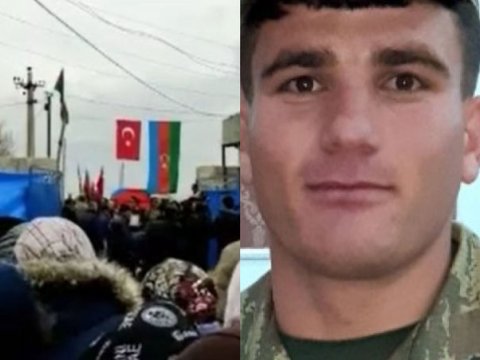 Ata 52 gün sonra meyiti tapılan şəhid oğluna qurban kəsdi - VİDEO