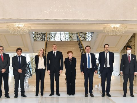 Prezident italiyalı deputatlara nələr dedi... - YENİLƏNİB