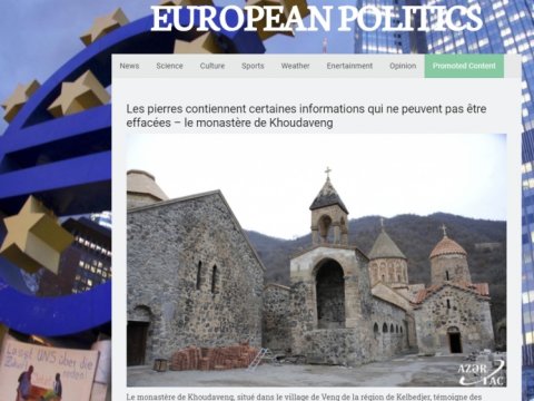 “Azərtac”ın Xudavənglə bağlı məqaləsi “EU Politics”də