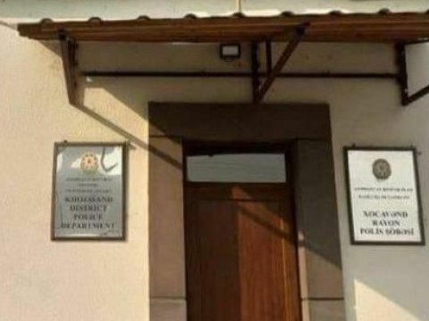 Xocavənd Rayon Polis Şöbəsinin inzibati binası - FOTO