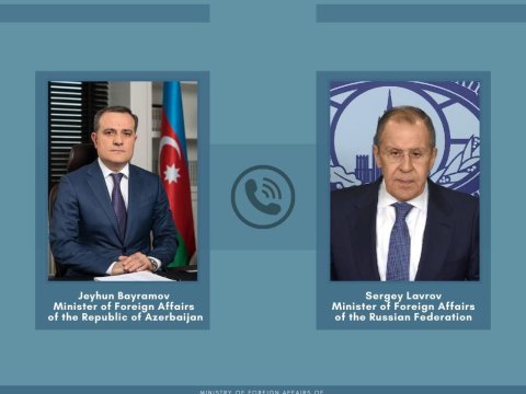 Ceyhun Bayramovla Lavrov arasında daha bir MÜZAKİRƏ