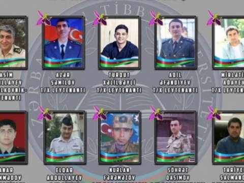 Tibb Universitetinin şəhid məzunları - SİYAHI