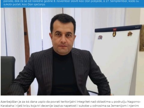 Serbiya mediası Azərbaycanda bayram əhval-ruhiyyəsinin hökm sürdüyünü yazıb