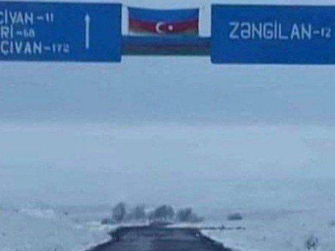 Zəngilandan Zəngəzur və Naxçıvana gedən yol - FOTO
