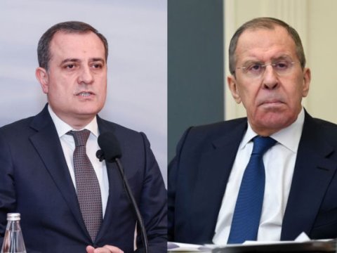 Ceyhun Bayramov Sergey Lavrovla Qarabağı MÜZAKİRƏ ETDİ