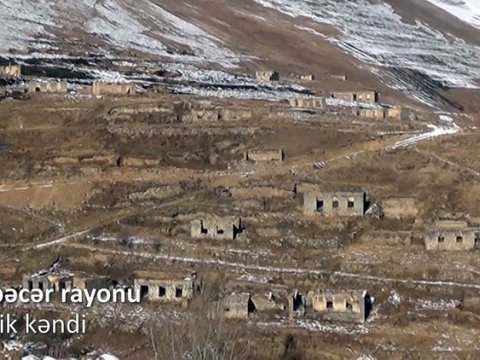 Kəlbəcərin Zəylik kəndindən görüntülər - VİDEO