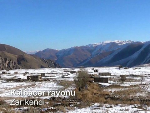 Kəlbəcərin Zar kəndi -VİDEO
