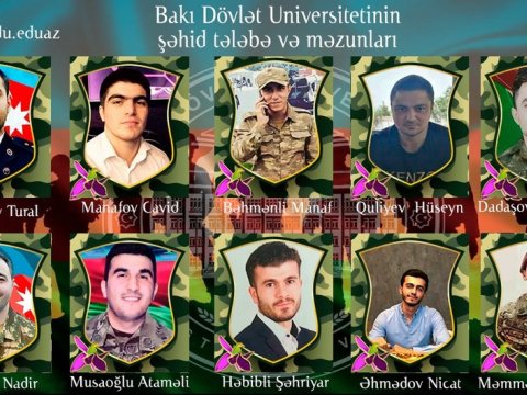 BDU-nun şəhid olan məzun və tələbələri