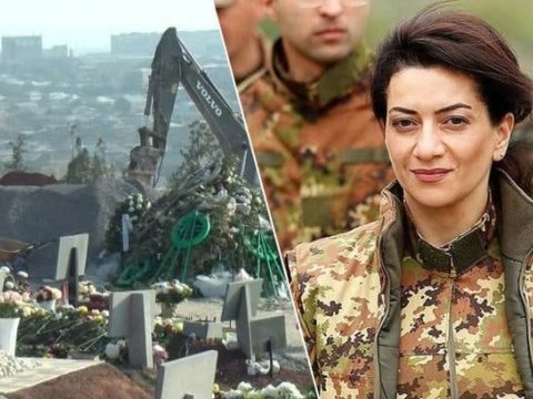 Erməni əsgər anaları Anna Akopyanı evlərindən QOVUR