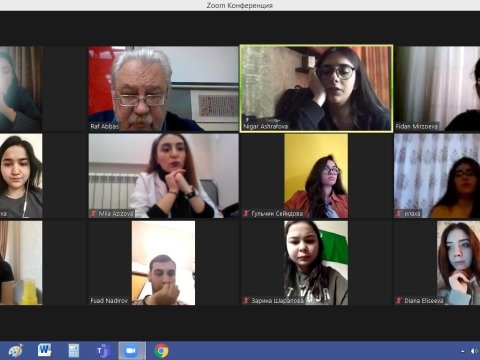 Konfutsi İnstitutu Beynəlxalq çay gününə həsr olunan tələbə seminarı keçirib