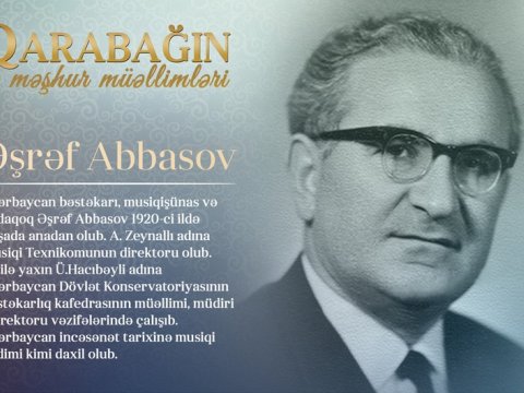“Qarabağın məşhur müəllimləri” - Əşrəf Abbasov