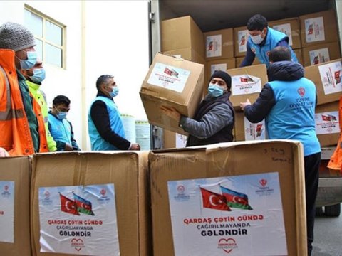 Türkiyədən Azərbaycana humanitar yardım