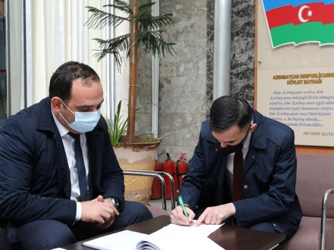 Hökümət daha 5 siyasi partiyanı ofislə təmin etdi - FOTOLAR