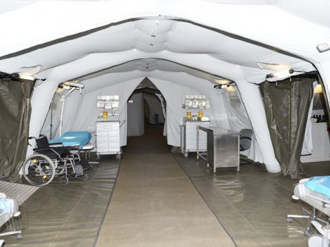 İşğaldan azad olunan ərazilərdə 2 səhra hospitalı yaradıldı