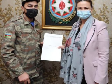 Qənirə Paşayeva tovuzlu qazilərlə görüşdü - FOTO