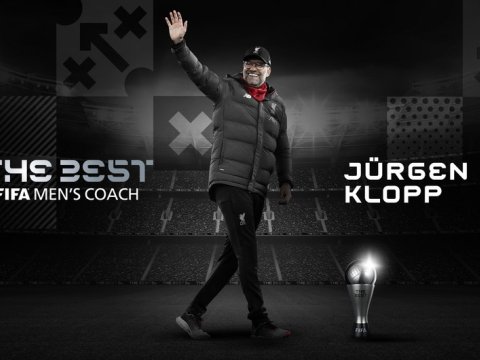 Yurgen Klopp ilin ən yaxşı baş məçqçisi oldu